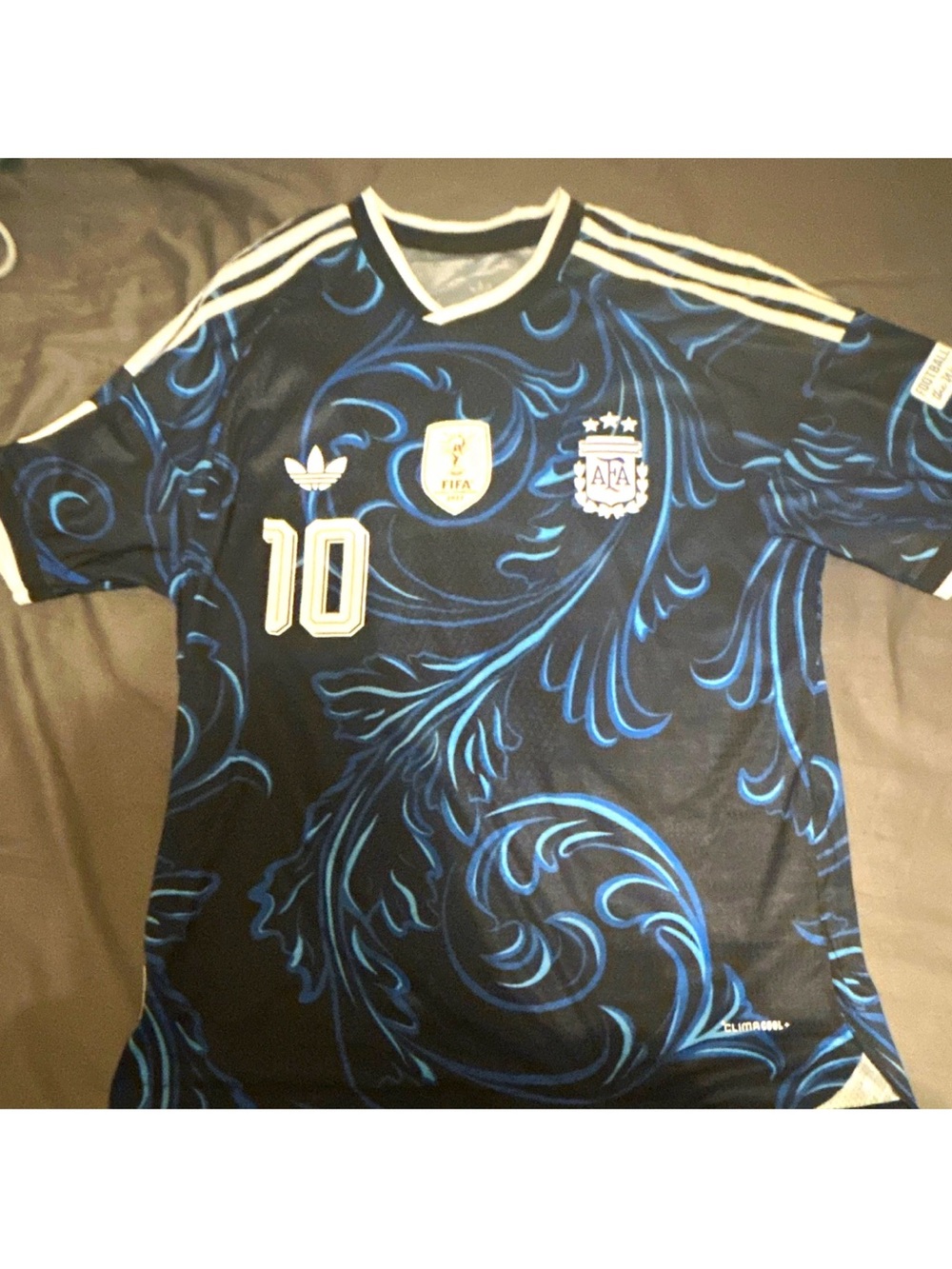 New adidas Argentina Lionel Messi #10 Soccer Jersey Player Version Men's XXL